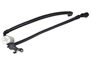 J&amp;L 2020-2025 Ford Explorer 3.0L EcoBoost Oil Separator 3.0 Passenger Side - Clear Anodized - 3052P-C