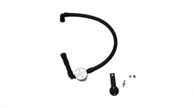 J&L 16-25 Dodge Durango / Jeep Grand Cherokee 3.6L Oil Separator 3.0 Passenger Side - Clear Anod - 3074P-C