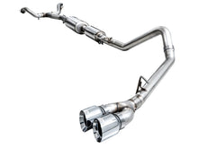 AWE 0FG Exhaust for 3rd Gen Toyota Tundra - Dual Chrome Silver Tips - 3015-32063