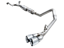 AWE 0FG Exhaust for 3rd Gen Toyota Tundra - Dual Chrome Silver Tips - 3015-32063