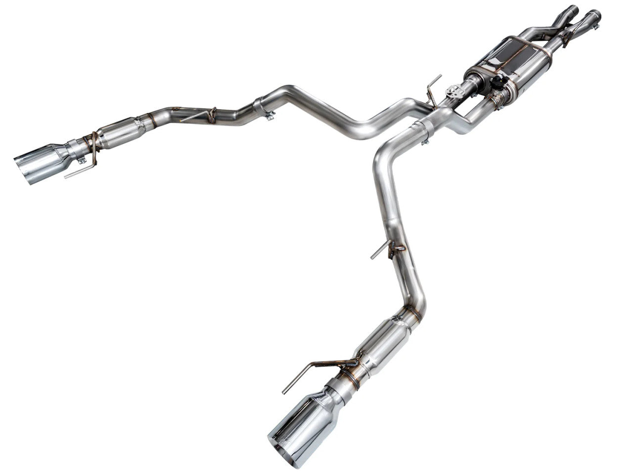AWE Gen 3 Raptor SwitchPath Exhaust - Chrome Silver Tips - 3025-32356