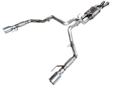 AWE Gen 3 Raptor SwitchPath Exhaust  - Chrome Silver Tips - 3025-32356