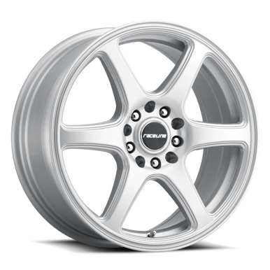 Raceline 146S Matrix 15x7in / 4x100/4x114.3 BP / 40mm Offset / 72.62mm Bore - Gloss Silver Wheel - 146S-57084+40
