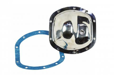 Kentrol 41-86 Jeep CJ Front Differential Cover - Polished Silver - 304M30