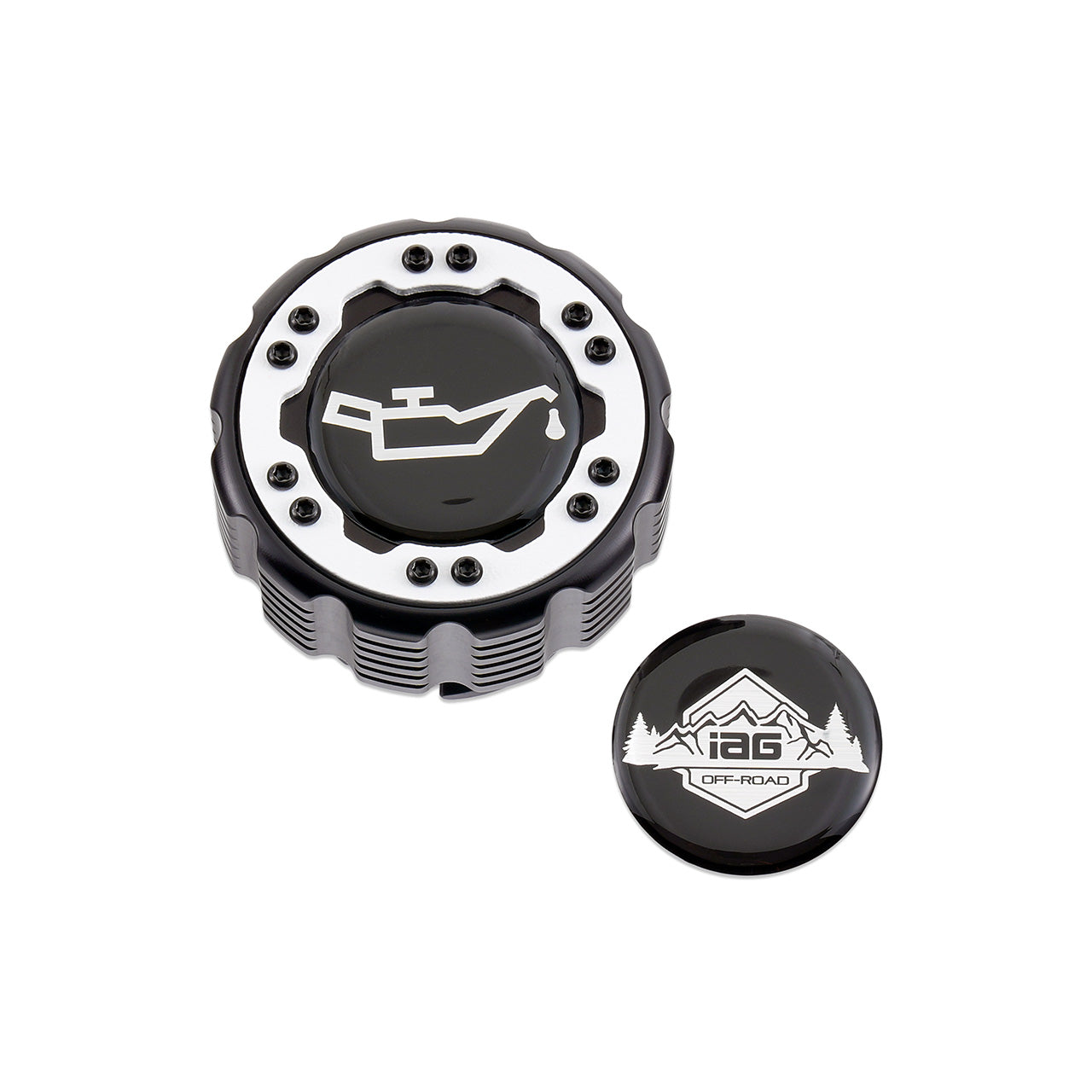 IAG Off-Road Beadlock Oil Cap For 2021+ Ford Bronco, 15+ F-150, 19+ Ranger, 22+ Maverick
