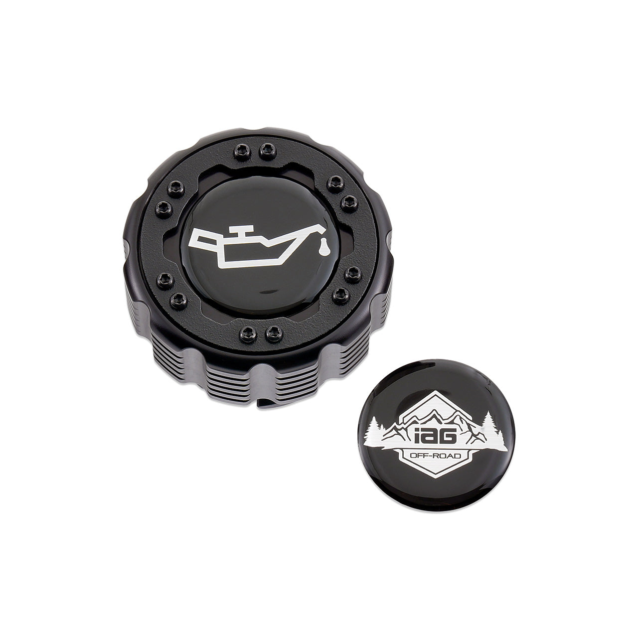 IAG Off-Road Beadlock Oil Cap For 2021+ Ford Bronco, 15+ F-150, 19+ Ranger, 22+ Maverick