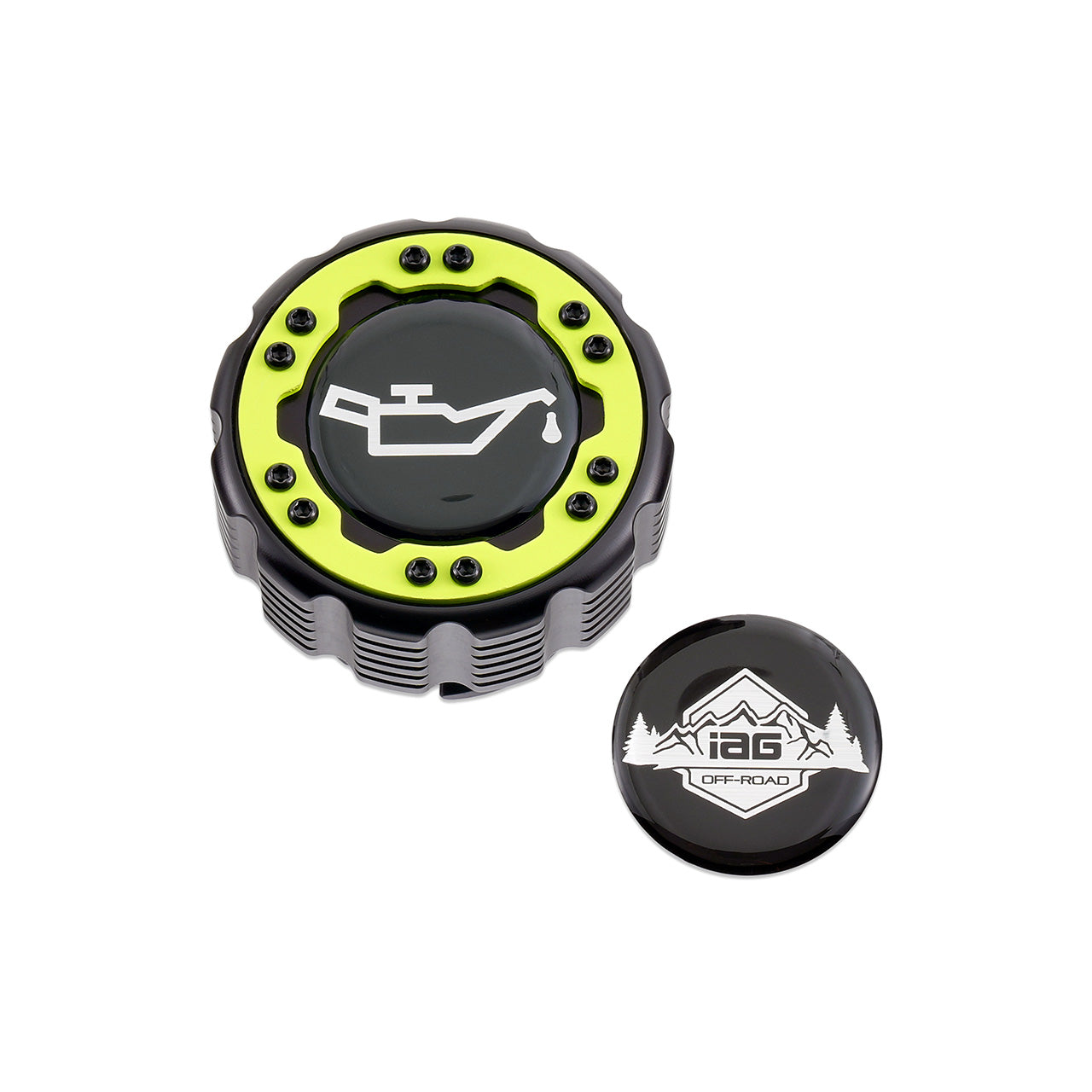 IAG Off-Road Beadlock Oil Cap For 2021+ Ford Bronco, 15+ F-150, 19+ Ranger, 22+ Maverick