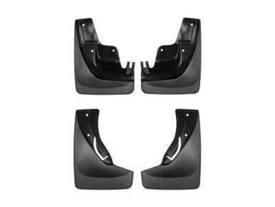WeatherTech 2011 Jeep Grand Cherokee Laredo/Ltd/Trailhawk/Overland ONLY No Drill Mudflaps - Black - 110058-120058