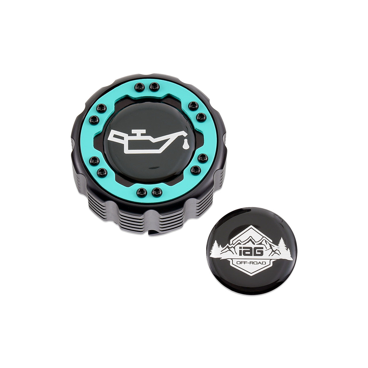 IAG Off-Road Beadlock Oil Cap For 2021+ Ford Bronco, 15+ F-150, 19+ Ranger, 22+ Maverick