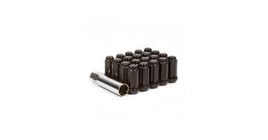 Method Lug Kit - Extended Thread Spline - M14X1.5 - 6 Lug Kit - Black - 24 Nuts - LK-S1415ET-40-24B