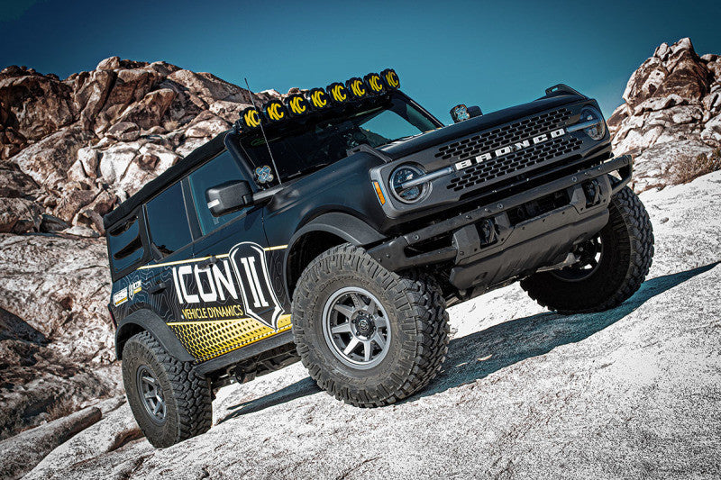 Photo - lifestyle view - ICON 2021+ Ford Bronco 2-3in Front 2.5 VS IR COILOVER KIT - 48600