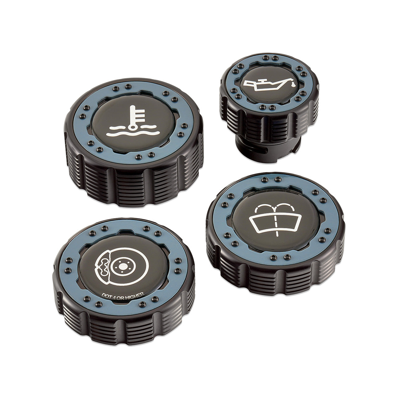 IAG Off-Road Beadlock Cap Kit for 2021+ Ford Bronco, 2024+ Ranger, 22+ Maverick