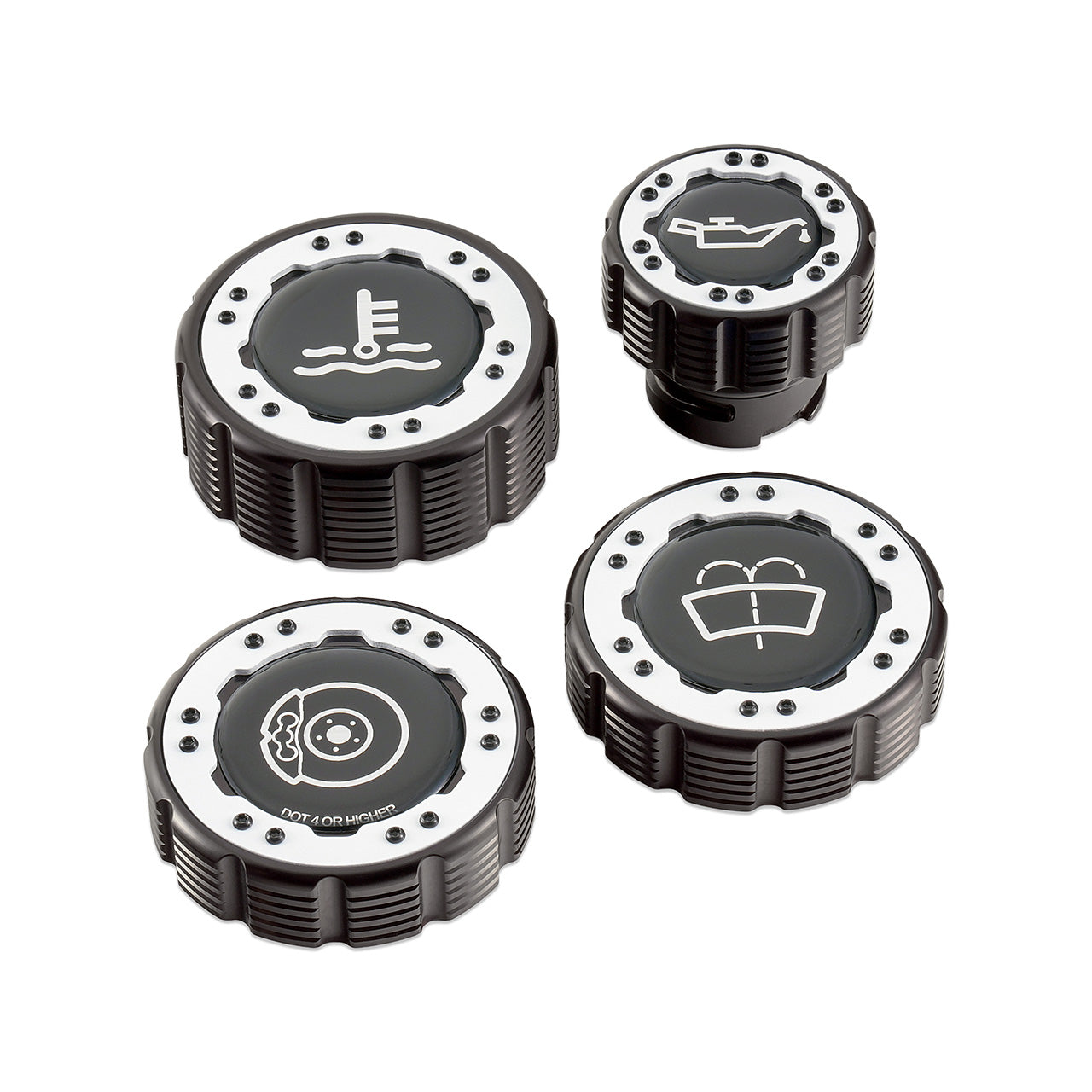 IAG Off-Road Beadlock Cap Kit for 2021+ Ford Bronco, 2024+ Ranger, 22+ Maverick