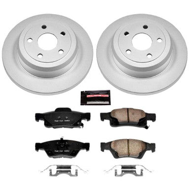 Power Stop 11-19 Dodge Durango Rear Z17 Evolution Geomet Coated Brake Kit - CRK5950