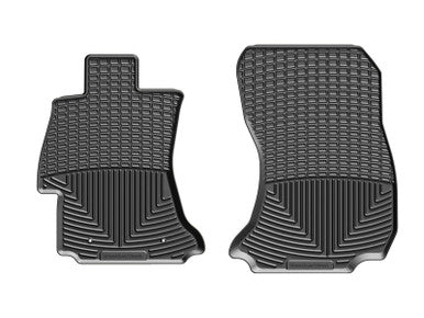 WeatherTech 16+ Subaru Crosstrek Front Rubber Mats - Black - W387
