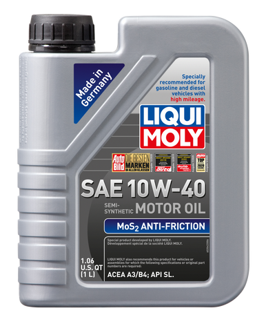 LIQUI MOLY 1L MoS2 Anti-Friction Motor Oil 10W40 - 2042