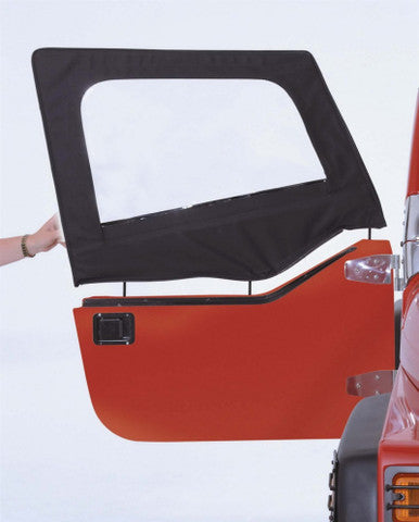 Rampage 1997-2006 Jeep Wrangler(TJ) Door Skins - Black Denim - 89815