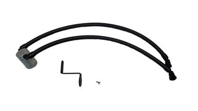 J&L 22-25 Ford Bronco Raptor 3.0L EcoBoost PCV Side Oil Separator 3.0 - Clear Anodized - 3096P-C