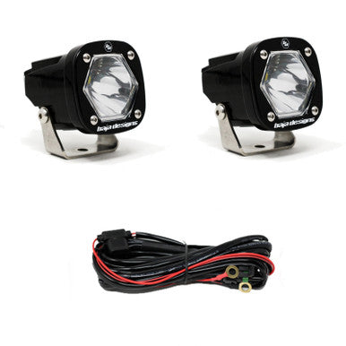 Baja Designs S1 Spot LED Light w/ Mounting Bracket Pair - 387801