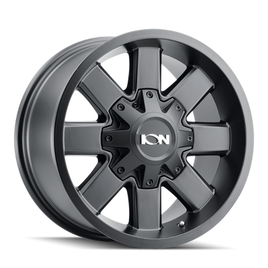 ION Type 141 17x9 / 8x165.1 BP / 18mm Offset / 125.2mm Hub Satin Black Wheel - 141-7976B18