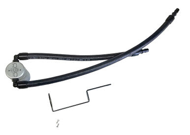 J&amp;L 11-25 Jeep Grand Cherokee 5.7L Passenger Side Oil Separator 3.0 - Clear Anodized - 3066P-C