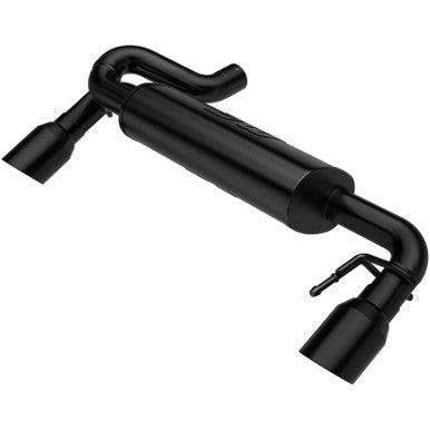 MagnaFlow 2021+ Ford Bronco Street Series Axle-Back Exhaust w/ Dual Split Rear Style Exit- Black Tips - 19558