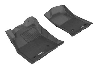 3D MAXpider Kagu 1st Row Floor Mat for 2005-2011 Toyota Tacoma - Black - L1TY05711509