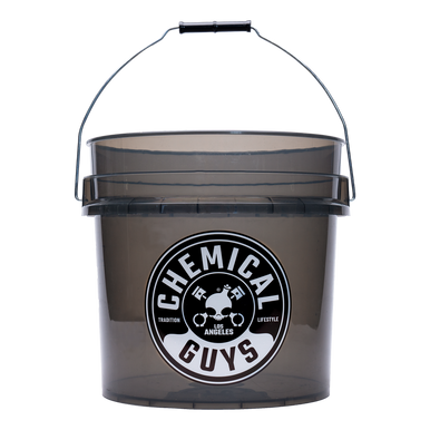 Chemical Guys Heavy Duty Detailing Bucket Smoked Black (4.5 Gal) - Case of 12 - ACC108