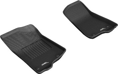 3D MAXpider Kagu 1st Row Floor Mat for 2018+ Jeep Wrangler JL - Black - L1JP01911509