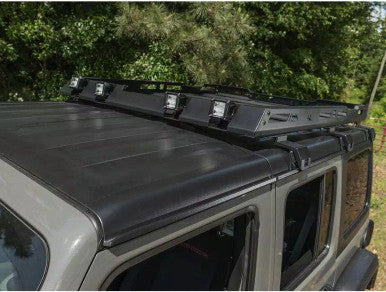 Rugged Ridge 18-21 Wrangler JL/Gladiator Roof Rack w/ Basket HT - 11703.05