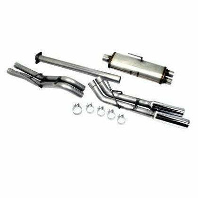JBA 15-20 Ford F-150 2.7L/3.5L/5.0L 409SS Pass Side Dual Exit Cat-Back Exhaust - 40-2539