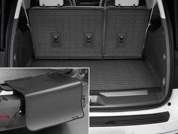 WeatherTech Seatback Cargo Liners HP w/ Bumper Protector For Ford 22-23 Explorer Incl. ST/Hybrid - Black