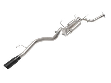 aFe Vulcan Series 2-1/2 IN to 3 IN 304 Stainless Steel Cat-Back Exhaust System w/ Black Tip For 2025 Toyota 4Runner - 49-36080-B