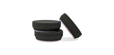 Griots Garage 3in Black Finishing Pads (Set of 3) - Case of 12 - 11274