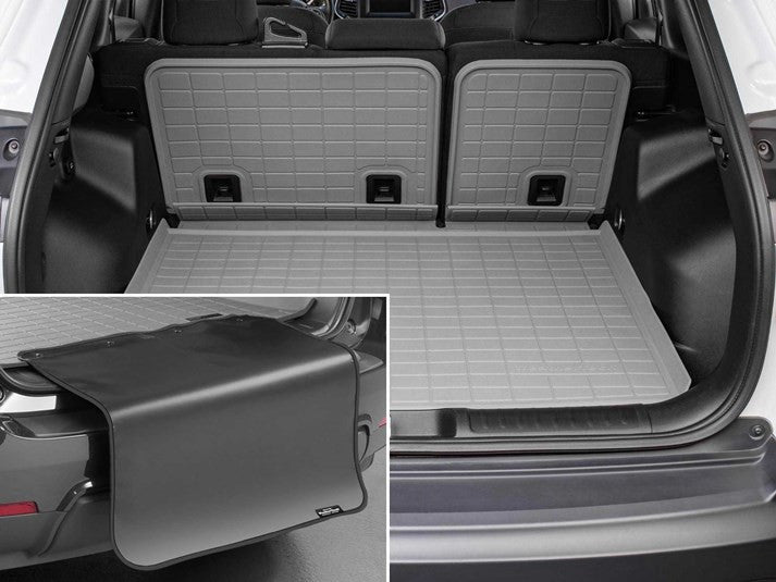 WeatherTech Seatback Cargo Liner HP For Jeep 19-22 Cherokee KL (w/Cargo Floor in Highest Pos) - Grey