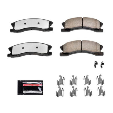 Power Stop 99-04 Jeep Grand Cherokee Front Z36 Truck & Tow Brake Pads w/Hardware - Z36-945