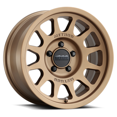 Method MR703 17x8.5 0mm Offset 5x5 71.5mm CB Method Bronze Wheel - MR70378550900