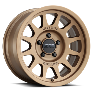 Method MR703 17x8.5 0mm Offset 5x150 110.5mm CB Method Bronze Wheel - MR70378558900
