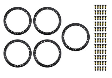 Ford Racing 2021+ Bronco Beadlock Trim Ring Kit - Gray - M-1021K-BLG