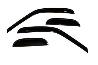 AVS Ventvisor Outside Mount Window Deflectors 4pc For 1997-04 Ford F-150 Supercab - Smoke - 94808