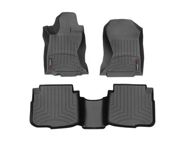 WeatherTech 2020+ Subaru Legacy Front & Rear FloorLiner - Black - 441583-1-2