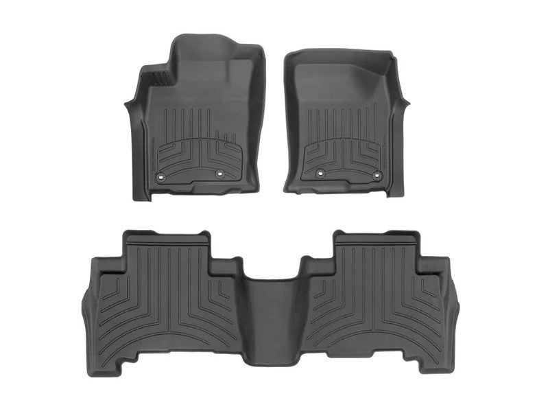 WeatherTech Front & Rear FloorLiner HP For 2013-24 Toyota 4 Runner - Black