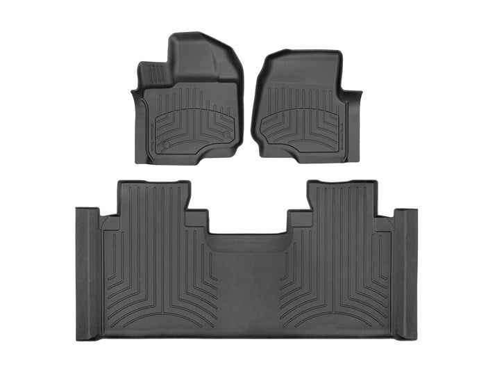 WeatherTech 2015+ Ford F-150 SuperCrew / SuperCab Front & Rear Floorliner HP - Black