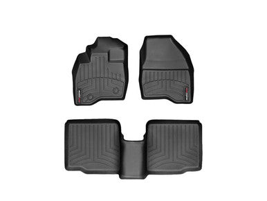 WeatherTech 2015 Ford Explorer Front & Rear FloorLiner - Black - 447041-443592