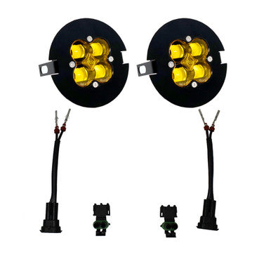 Baja Designs 05-11 Toyota Tacoma/07-13 Toyota Tundra Clear SAE Fog Pocket Light Kit - 447702
