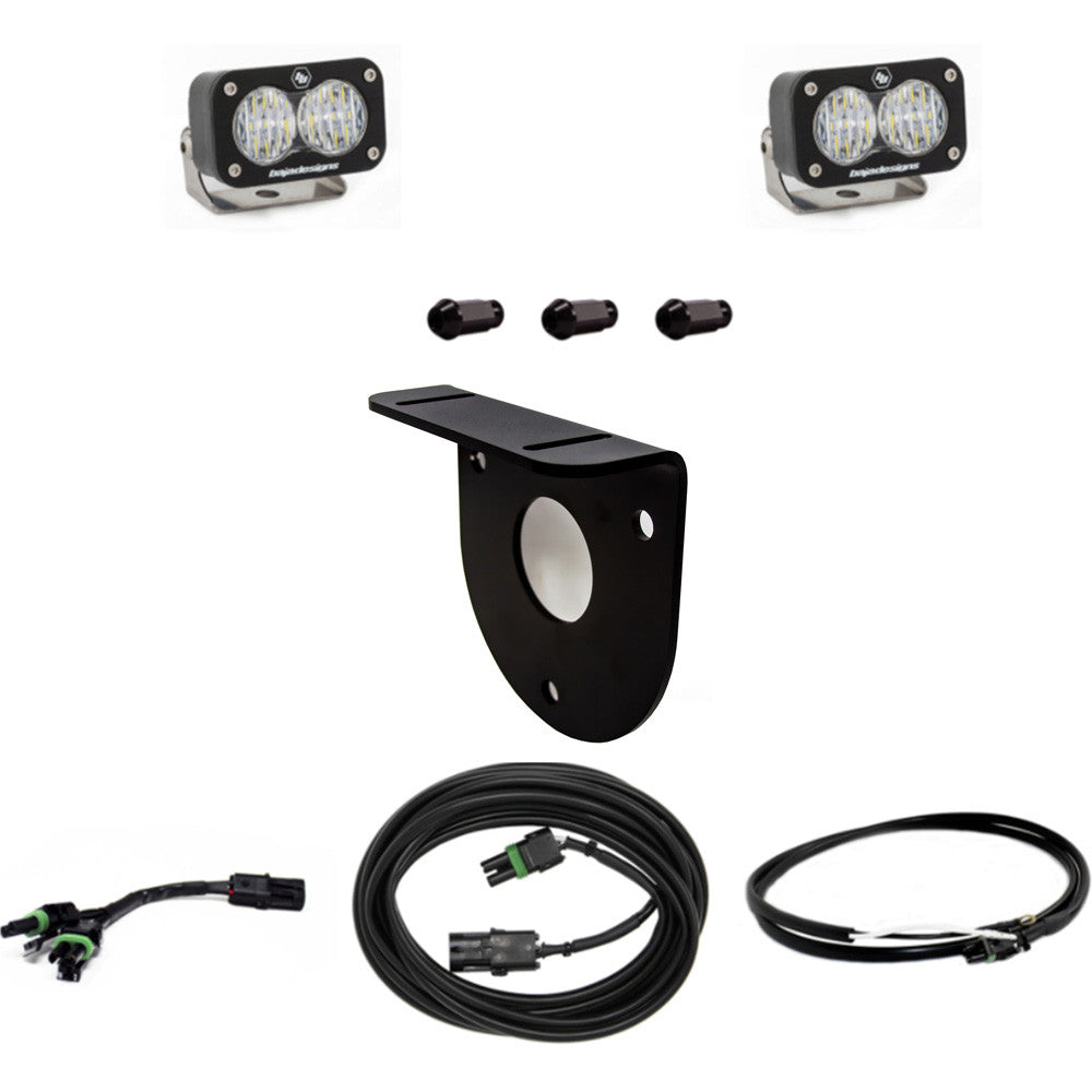 Baja Designs Dual S2 Sport W/C Reverse Kit w/Upfitter For 2021+ Ford Bronco