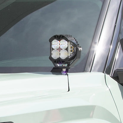 Baja Designs 2022 Toyota Tundra LP4 A-Pillar Light Mount Kit - Close Up