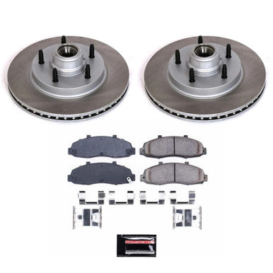 Power Stop Semi-Coated Front Rotor Kit For 1997-00 Ford F-150 - SC1865
