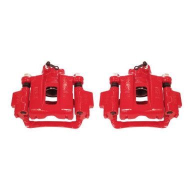 Power Stop 03-09 Toyota 4Runner Rear Red Calipers w/Brackets - Pair - S2726