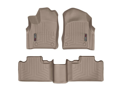 WeatherTech 2016+ Jeep Grand Cherokee Front and Rear FloorLiner - Tan